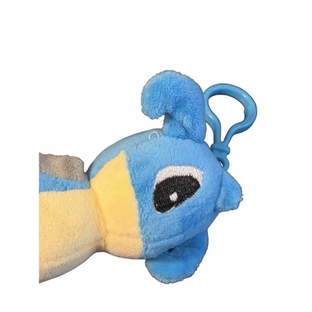 Pokemon Lapras Plush Keychain Clip Stuffed Toy‎ Blue Yellow Nintendo - Picture 2 of 3